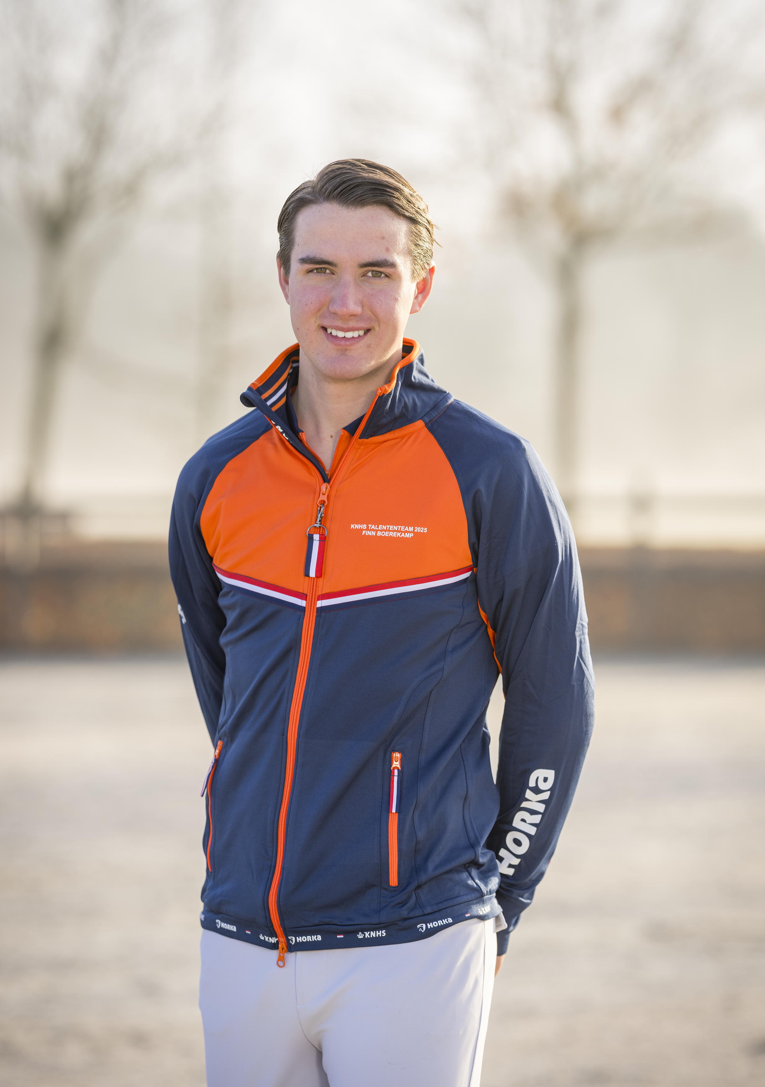 portretfoto van finn boerekamp KNHS Talententeam 2025
