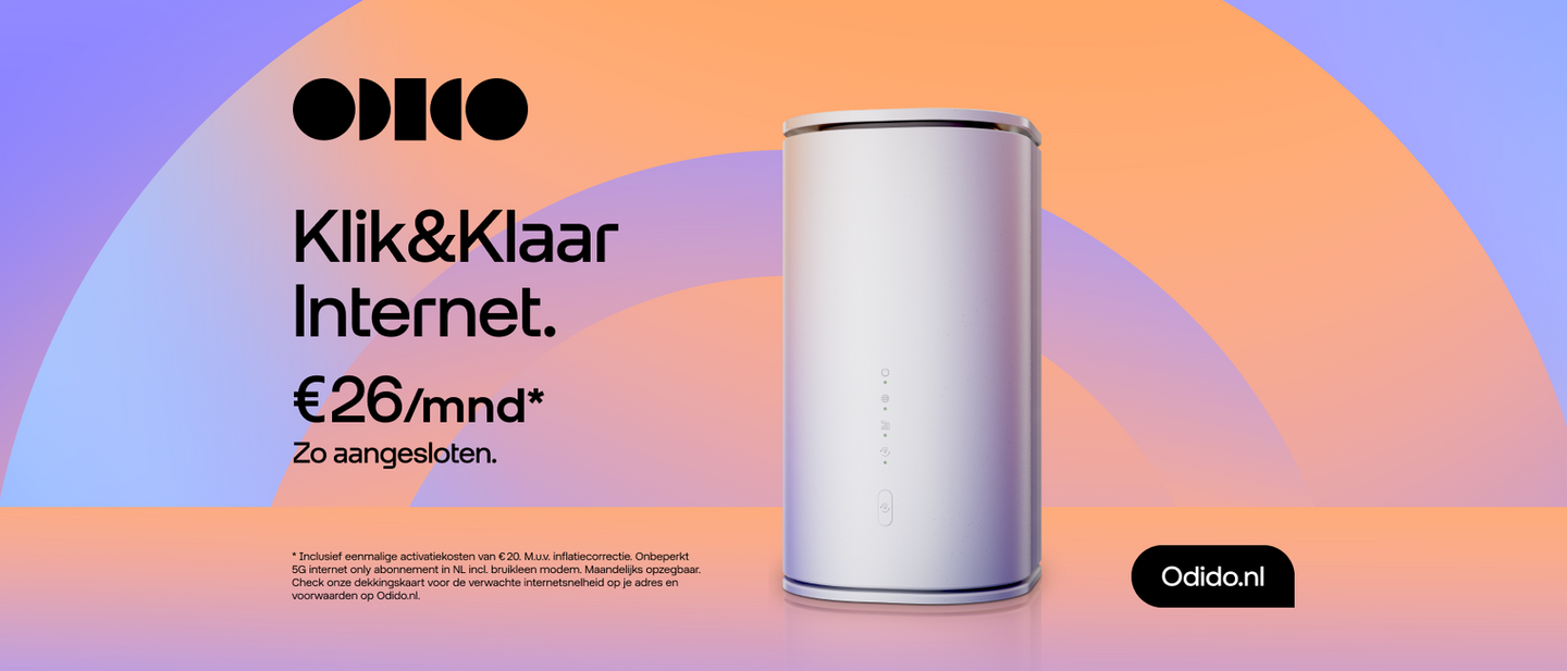 advertentie van odido als partner van teamnl en daarmee ook de paardensport