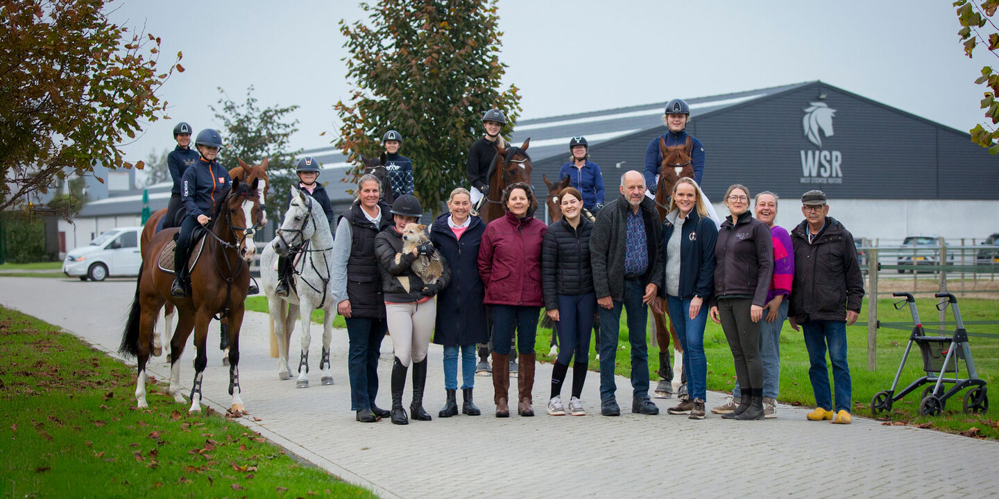 alle vrijwilligers voor het hippische centrum van de west stichtse ruiters