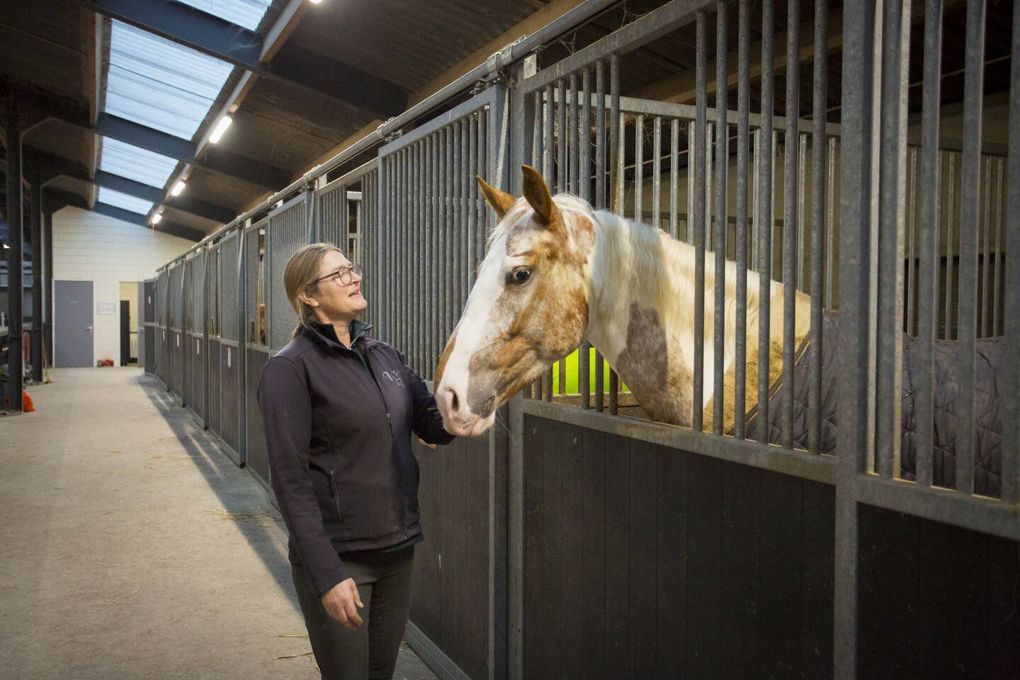 martine borremans aait een pony van de west stichtse ruiters